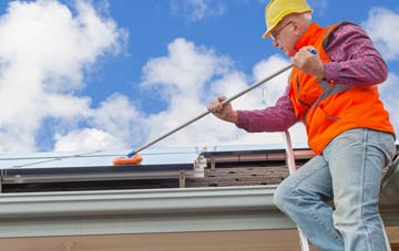 Church Houses soft wash roof cleaning
